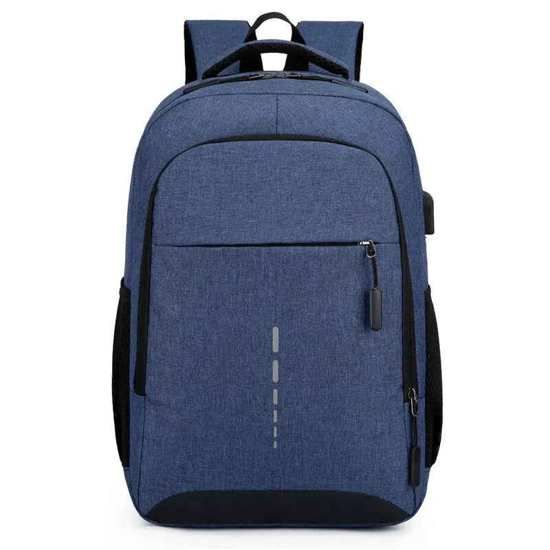 Mens BackPack LargeCapacity Simple Fashion Travel Female Student ComputerBag - Smarsty
