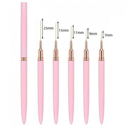 Professional Nail Art Liner Brushes Set for Precision Detailing - Smarsty