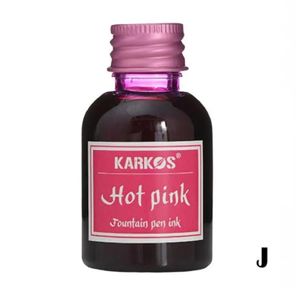 10 Colors 30ML Colorful Fountain Pen Ink Refilling Inks Universal Refill Ink Stationery School Brand New Product School Supplies