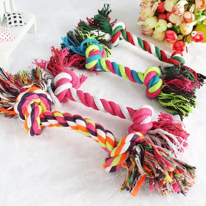 Durable Bite-Resistant Cotton Rope Dog Chew Toy - Smarsty