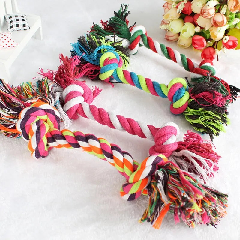 Durable Bite-Resistant Cotton Rope Dog Chew Toy - Smarsty