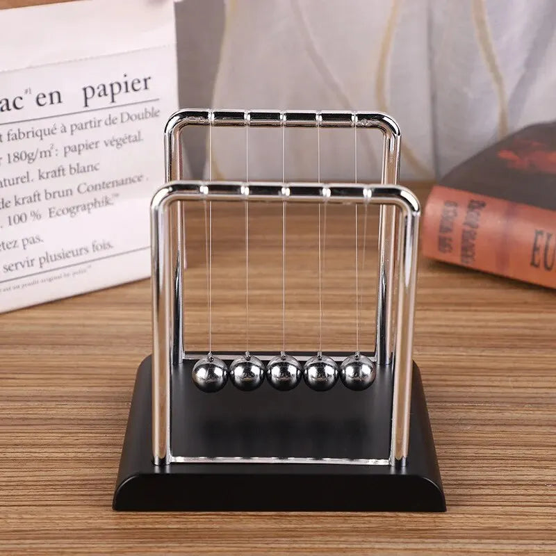 Newton's Cradle Balance Steel Ball Teaching Supplies Physics Science Pendulum Desktop Toys Stress Relief Gifts Home Decoration - Smarsty