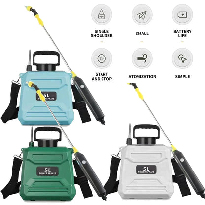 High-Pressure Electric Backpack Sprayer for Easy Irrigation - Smarsty