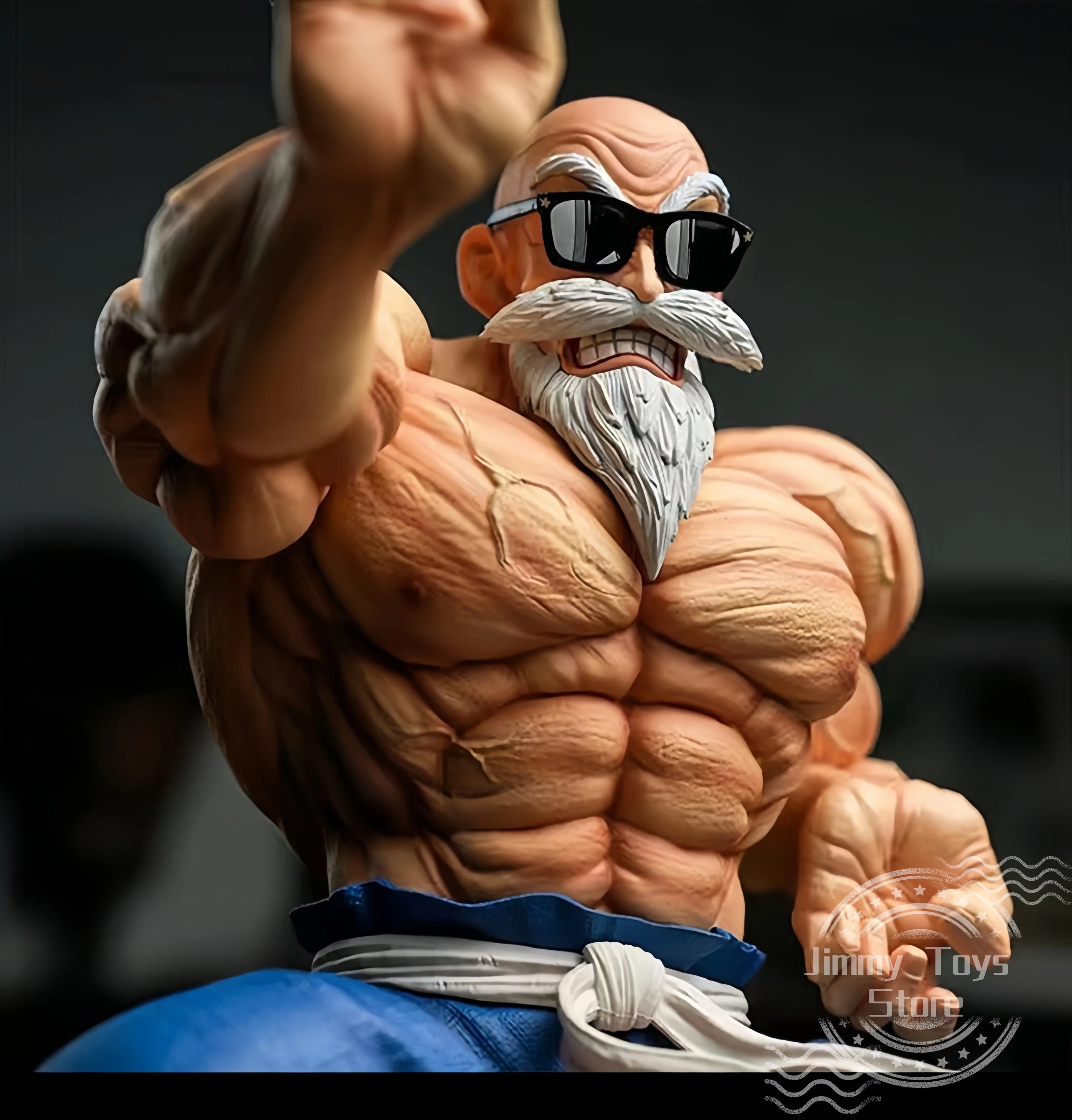 10cm Anime Dragon Ball figure GK Muscle Master Roshi Goku Kame Sennin Figurine PVC Action Figure Model Children Dolls Gift Toys by Smarsty