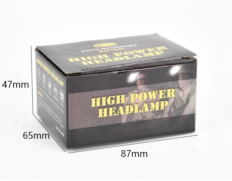 Outdoor Headlights with Long Battery Life and Strong Light LED Night Fishing Charging Head Mounted Magnetic Flashlight - Smarsty