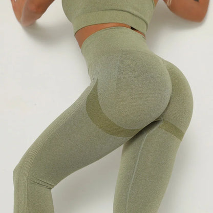 Women Yoga Leggings High Waist Exercise Sports Trousers Running Fitness Gym Leggings Quick Dry Hip Lifting Femme Slim Pants - Smarsty