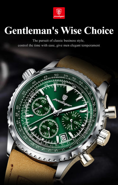 Luxury Waterproof Quartz Chronograph Watch for Men - Smarsty
