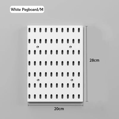 DIY Pegboard Accessories Kitchen Organization No Drill Hanging Shelf Storage Hooks Wall Organizer Crafts For Garage Room by Smarsty