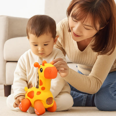 Children's Giraffe Toy Light-Up Musical Dancing Toy Adorable Pet Gift For Kids Cute Birthday Present