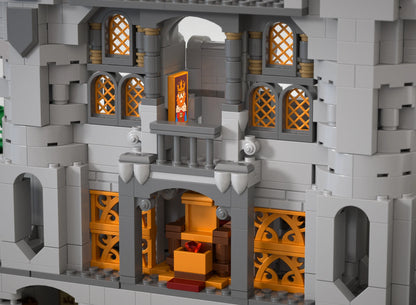 2484PCS Sword of Holy Spirit Castle Building Blocks Model Toys Sets Small Particle MOC Street View Bricks For Christmas Gifts