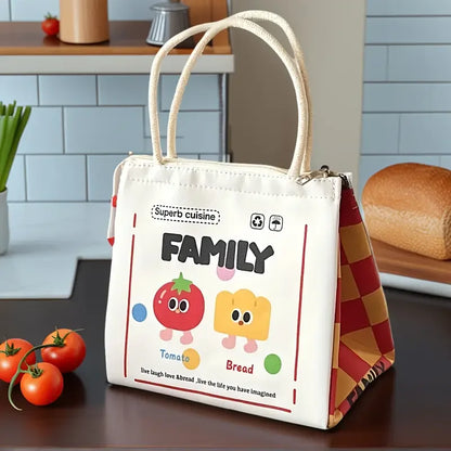 Cute Kitten Insulated Lunch Box Bag With Large Capacity - Smarsty