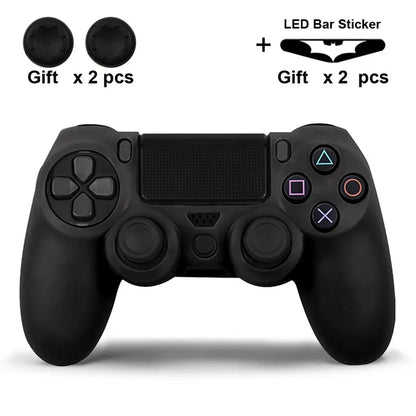Silicone Skin Case for PS4 Controller with Grip Caps - Smarsty