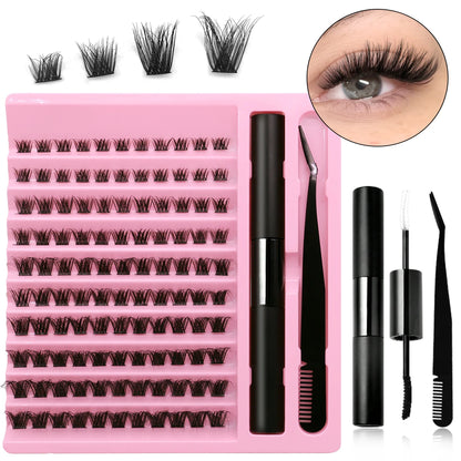 GROINNEYA DIY Lash Extension Kit with Strong Hold Bonds - Smarsty