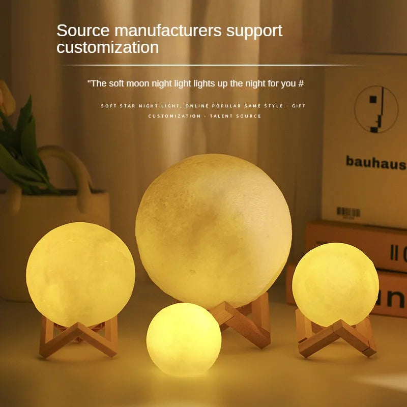 Romantic Moon Light Night Lamp for Cozy Atmosphere - Smarsty