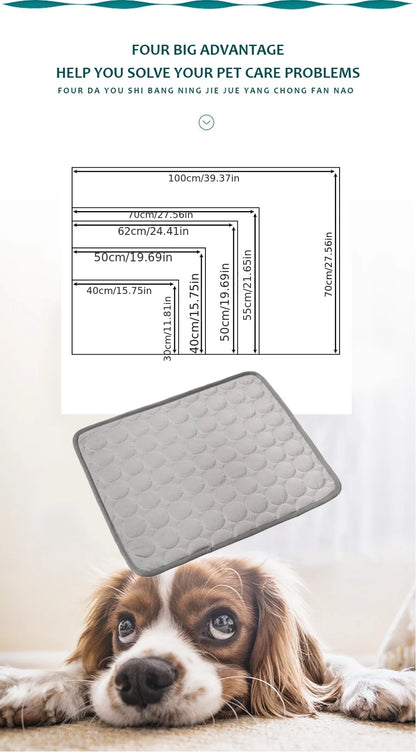 Extra Large Dog Cooling Mat for Summer Comfort - Smarsty