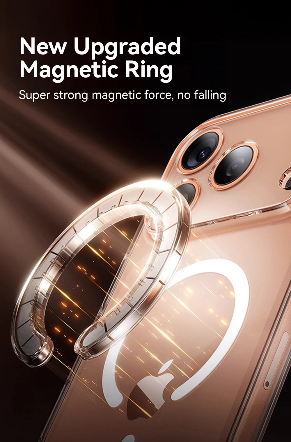 Magnetic Clear iPhone 17, 17 Pro and Pro Max Case Anti Yellowing - Smarsty