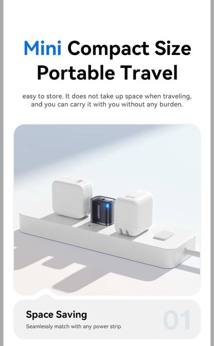 Essager Mini 30W Type C Charger PD QC3.0 Fast Type C Charger For iPhone 16 15 14 13 Pro Samsung S25 Xiaomi iPad Travel Adapter - Smarsty