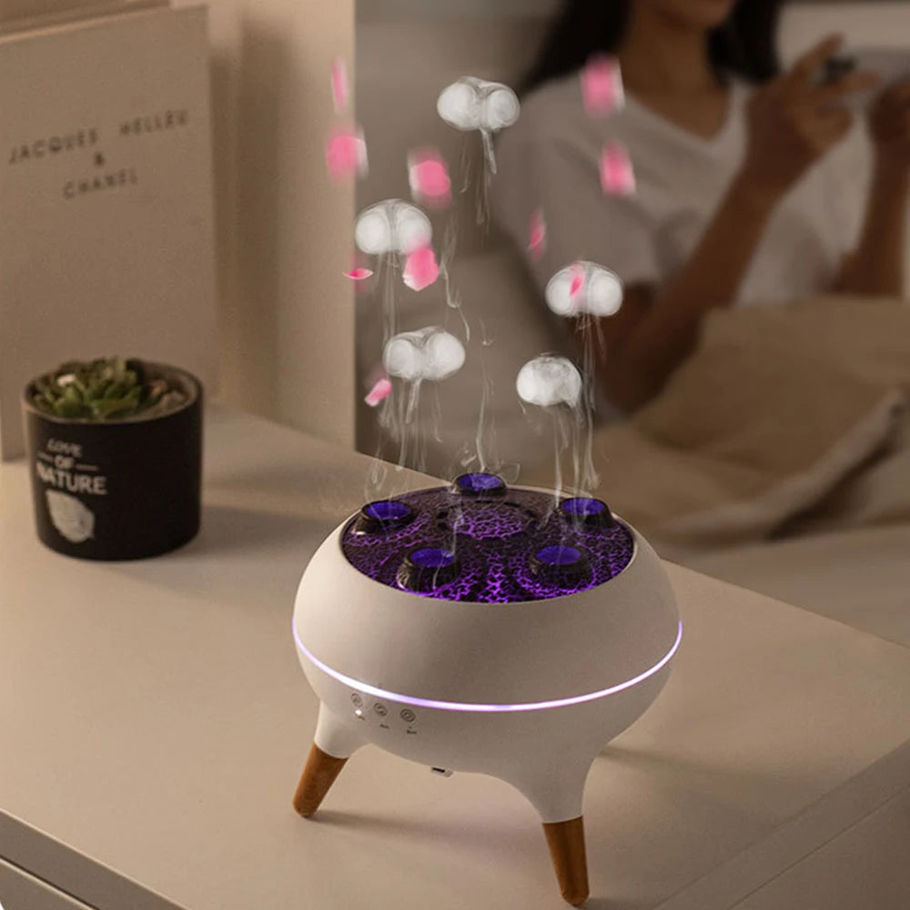 Dynamic Jellyfish Air Humidifier with Remote Control - Smarsty