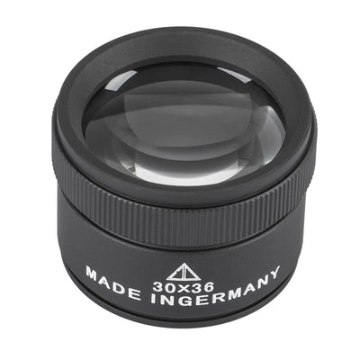 30X 36mm Magnifying Glass for Precision Work K9 Optical Lens Monocle Watch Magnifier Loupe Handheld Coin Stamps Jewelry Loupe