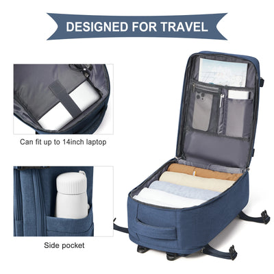 Travel Backpack Short Distance Airplane Ryanair Cabin Bag 40x20x25 Backpack Women Men leisure School Laptop Bag Carry on Luggage - Smarsty