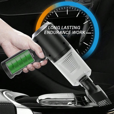 3 In 1 Integrated Suction And Blowing Vacuum Combination Vacuum Cleaner USB Charging Small Car Household Vacuum Cleaner - Smarsty
