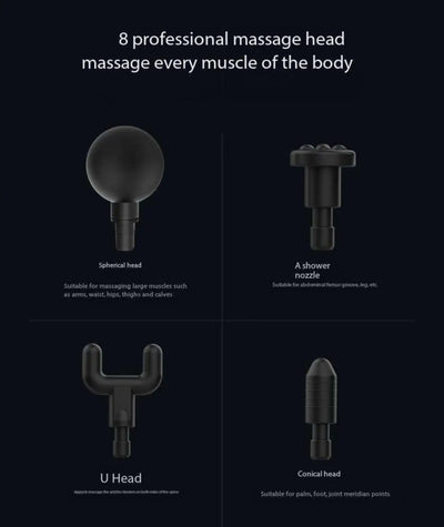 Lenovo Massage Gun for Deep Muscle Relief and Relaxation - Smarsty