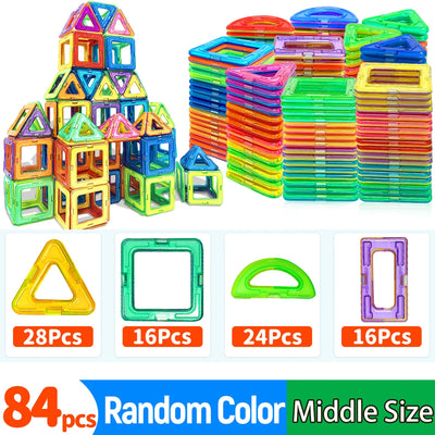 Magnetic Building Blocks DIY Magnets Toys medium size STEM Toys Construction Toys Learning Educational Magnet Toys - Smarsty