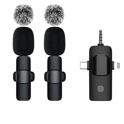 Basix Wireless Lavalier Microphone for iPhone Vlogging - Smarsty