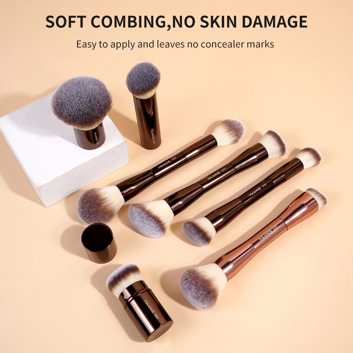 MAANGE 20 Piece Pro Makeup Brush Set for Flawless Blending - Smarsty