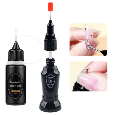 30g Nail Rhinestone Glue for Nails Super Strong Gel Nail Glue for Nail Charm 3D Nails Bling Gel Decoration Gem Nail Art Diamonds - Smarsty