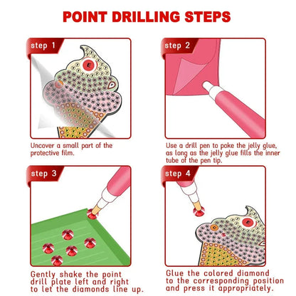 Children's Cartoon Unicorn Diamond Painting Craft Set - Smarsty