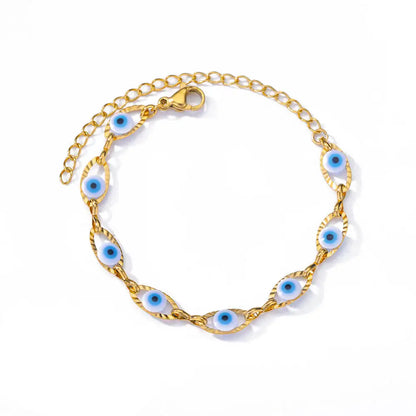 Gothic Rainbow Evil Eye Bracelet for Women - Smarsty
