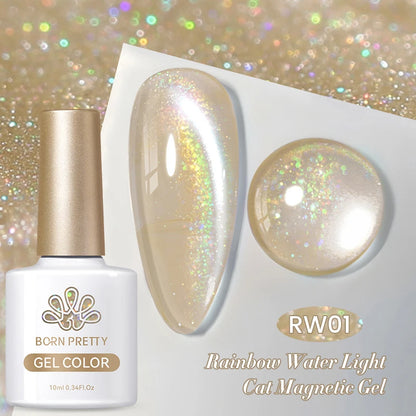 Born Pretty Rainbow Purple Magnetic Gel Nail Polish - Smarsty