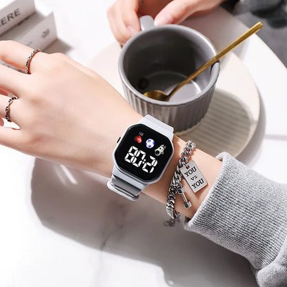 Children's Square Astronaut LED Watch for Stylish Kids - Smarsty