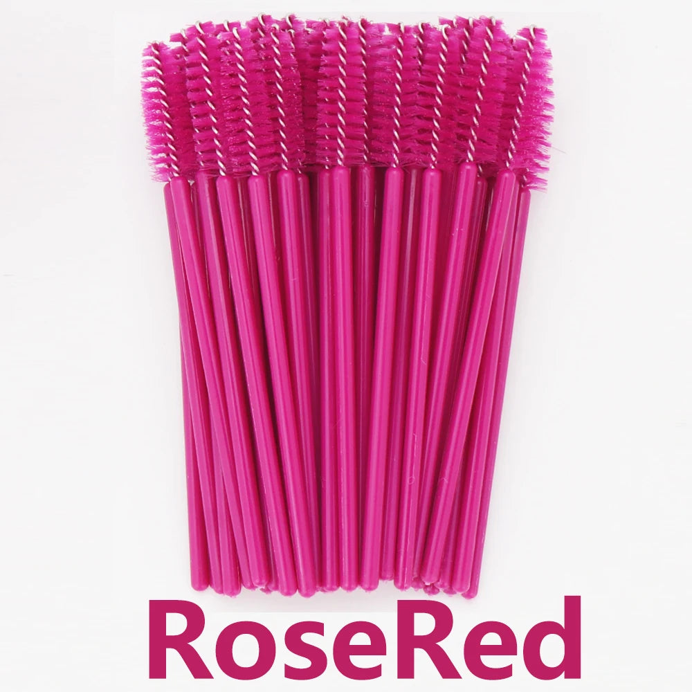 50Pcs Disposable Eyelash Brushes for Makeup Application - Smarsty
