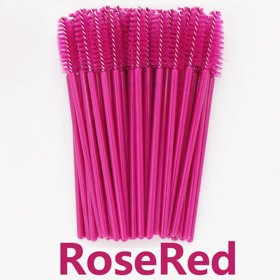 50Pcs Disposable Eyelash Brushes for Makeup Application - Smarsty