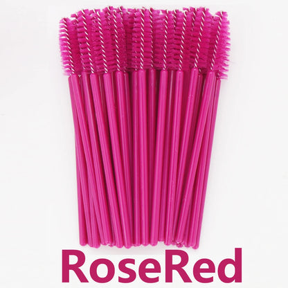 50Pcs Disposable Eyelash Brushes for Makeup Application - Smarsty