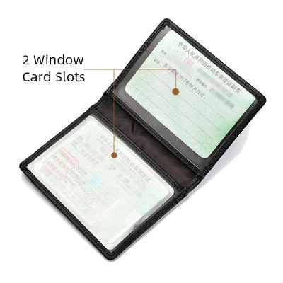 YUECIMIE Super Slim Soft Wallet Genuine Leather Mini Credit Card Holder Wallets Purse Thin Small Card Holders Men Wallet - Smarsty