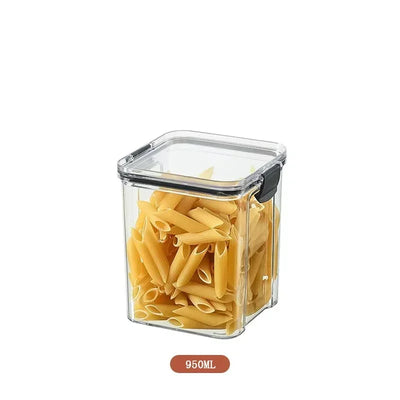 460-1800ml Sets Kitchen Stackable Sealed Jar Plastic Food Storage Box Multigrain Tank Bottle Dried Fruit Tea Storage Containers by Smarsty