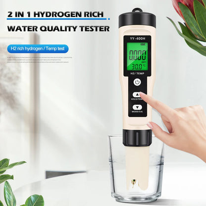 4 in 1 Water Quality Tester with Temperature and PH Calibration - Smarsty