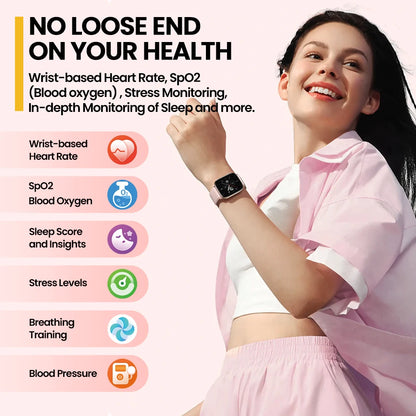Zeblaze GTS 3 Smart Watch with 2.03 Inch Screen - Smarsty