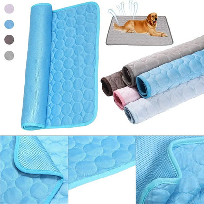 Cooling Summer Dog Mat Breathable Pet Bed Washable - Smarsty
