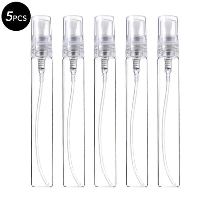 Mini Clear Glass Perfume Bottles Portable Travel Set - Smarsty