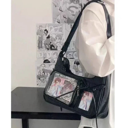 Y2K Harajuku Transparent Ita Bag Crossbody Purse For Women - Smarsty