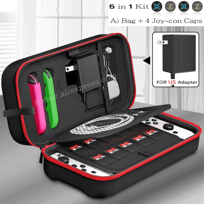 Nintendo Switch OLED Large Storage Bag with Anti-Scratch Protection - Smarsty
