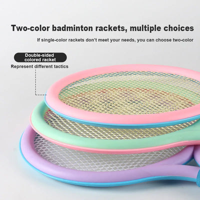Racket Tennis for Children Outdoor Sports Badminton Racket Kindergarten Toy Set for 3-12years Old Badminton Sets by Smarsty