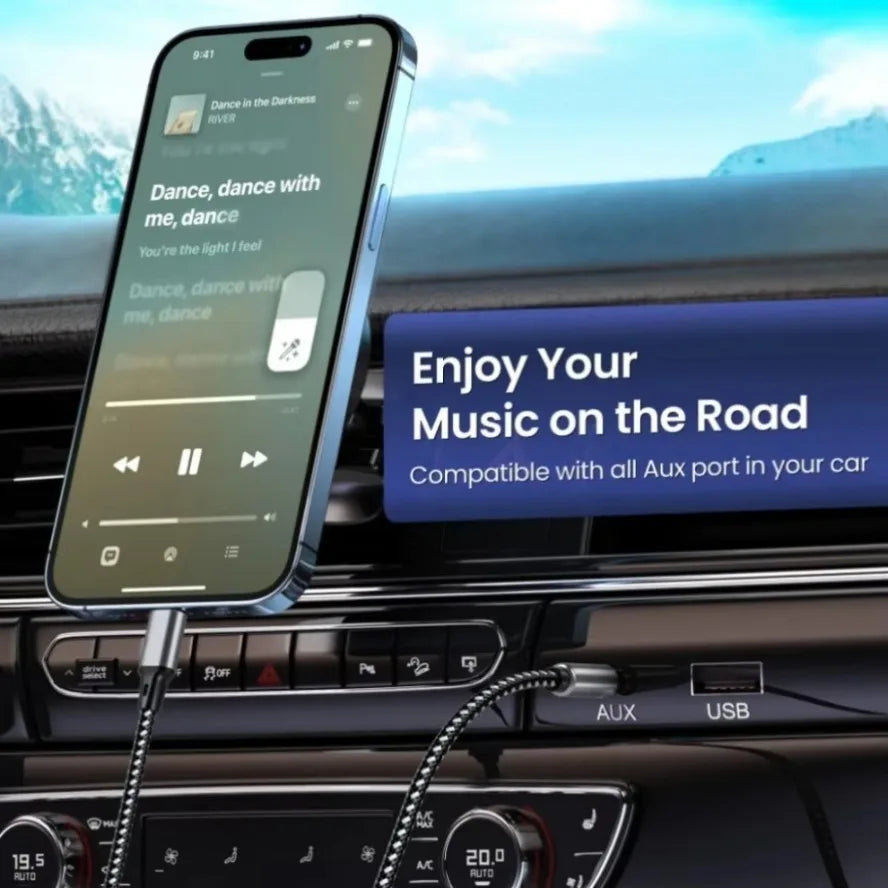 USB Type C to 3.5mm Aux Audio Adapter for High Fidelity Sound - Smarsty