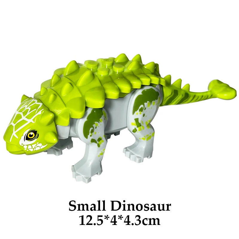 Jurassic Dinosaur World Brutal Raptor T-Rex Triceratops Indominus Rex Model Building Blocks Dino Velociraptor Figure Bricks Toys