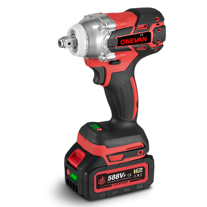 Onevan 520Nm Brushless Electric Impact Wrench with Dual Gears - Smarsty