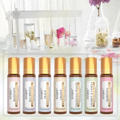EUQEE 10ml Women's Roller Fragrance Oil Coconut Vanilla Scent - Smarsty